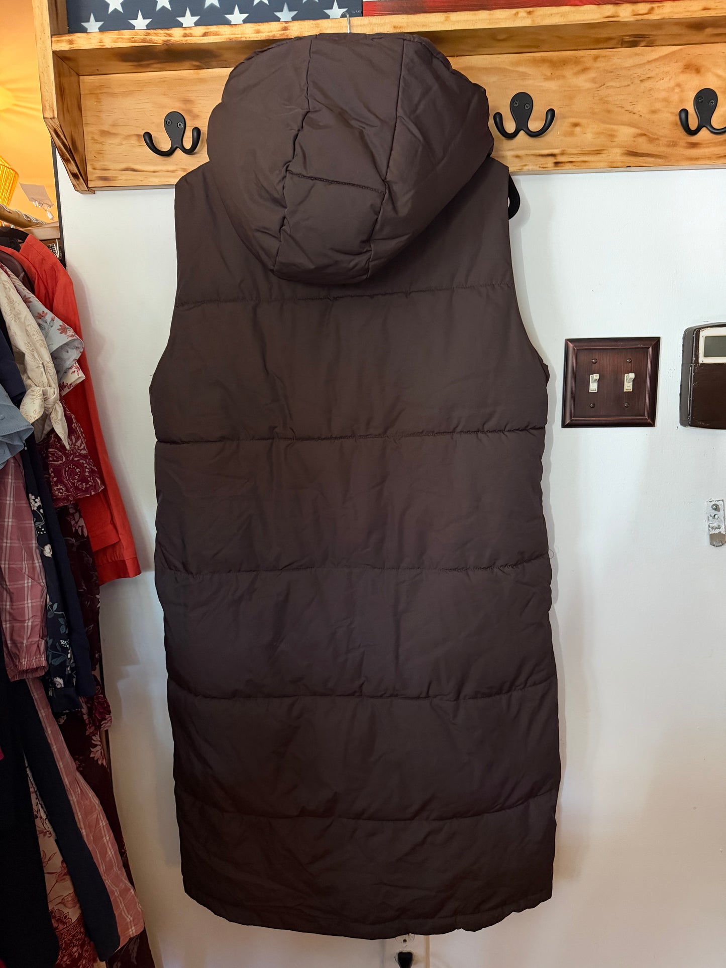 .Object | Long Puffer Vest, M