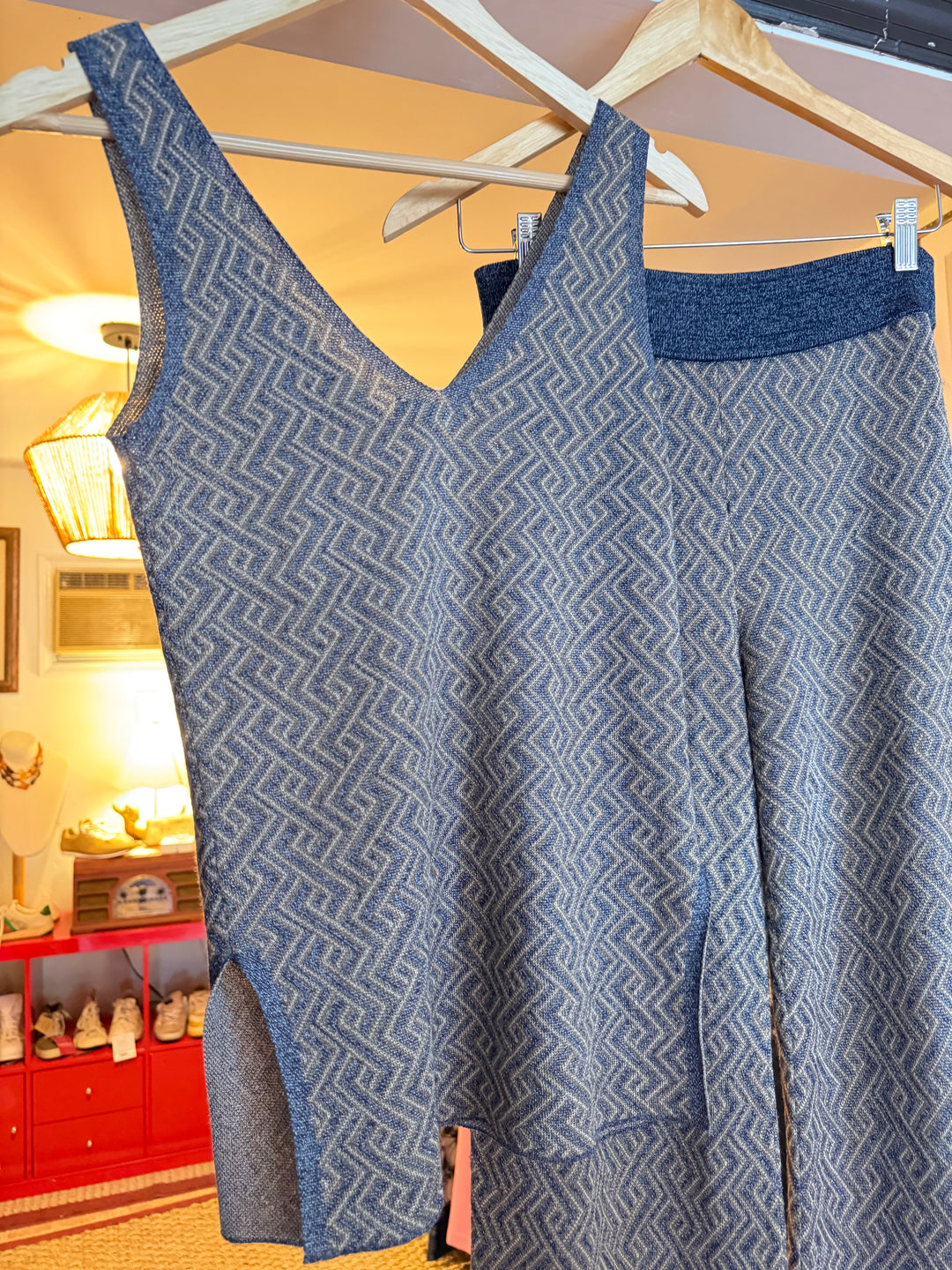 Zara | Knit Pant + Tank Set, S