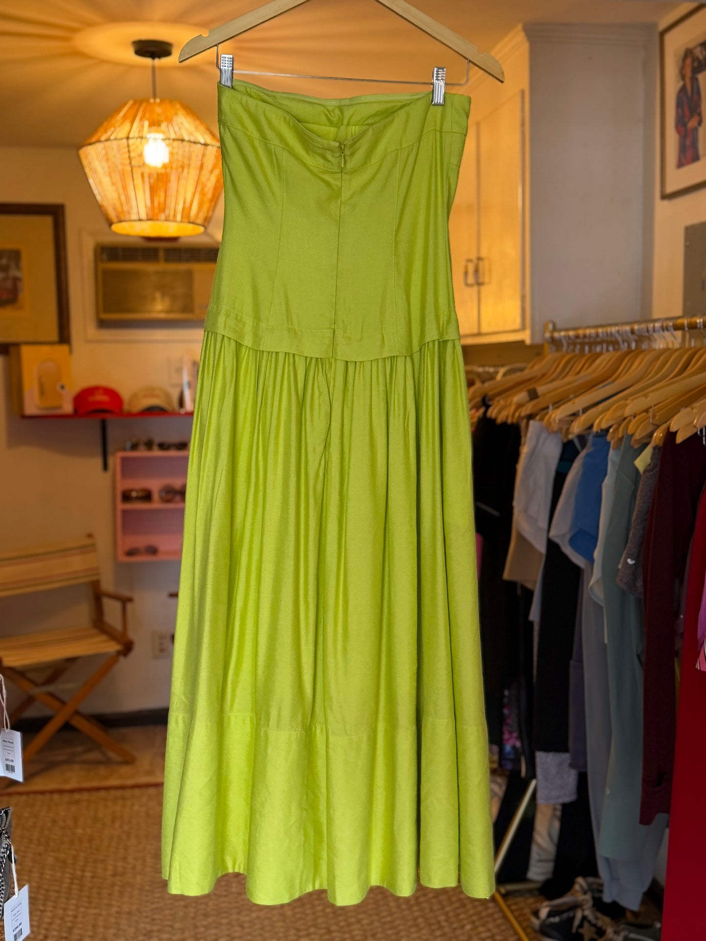 Hunter Bell | Chartreuse Maren Dress, 0