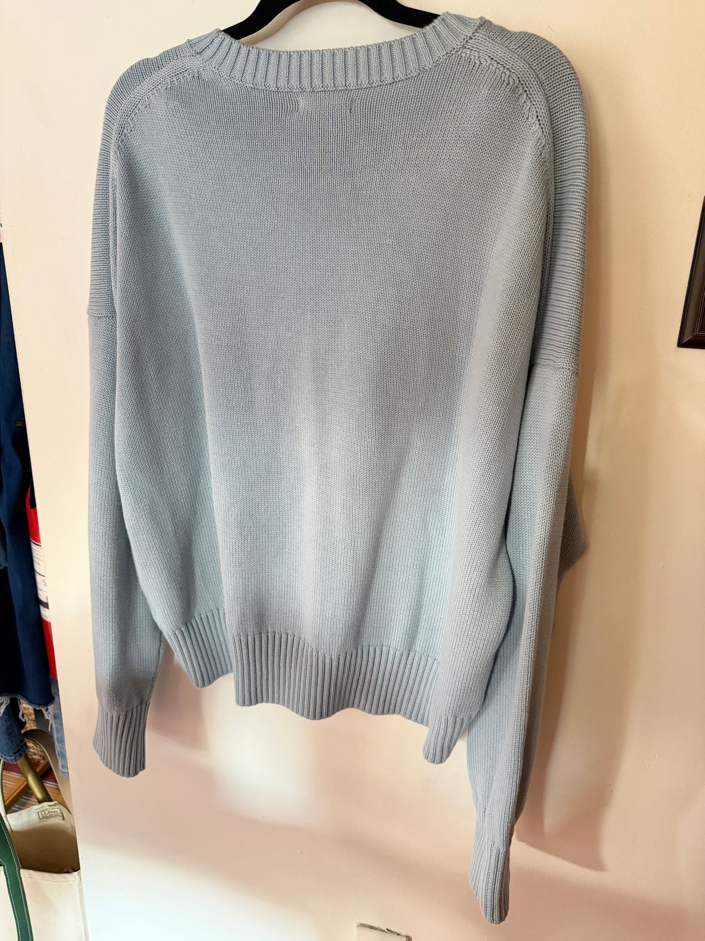 Quince | 100% Cotton Boyfriend Crew Sweater, M