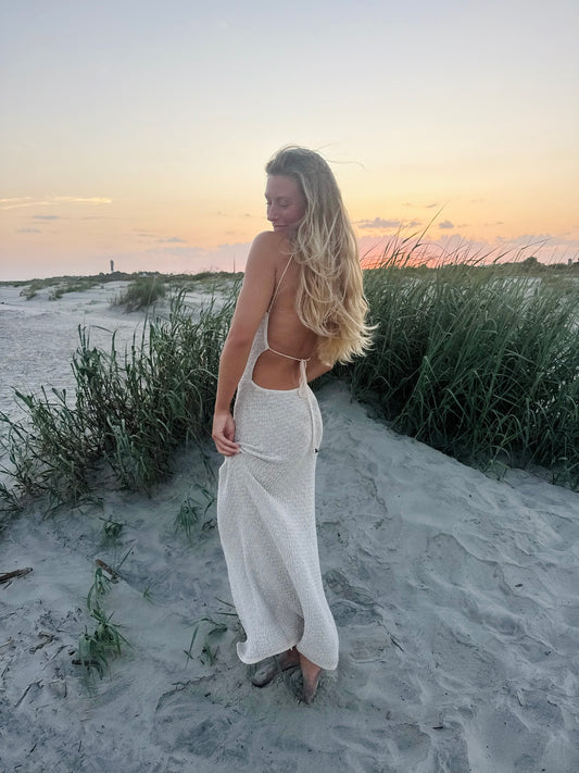 Free People Beach  | Crochet Maxi Dress, L