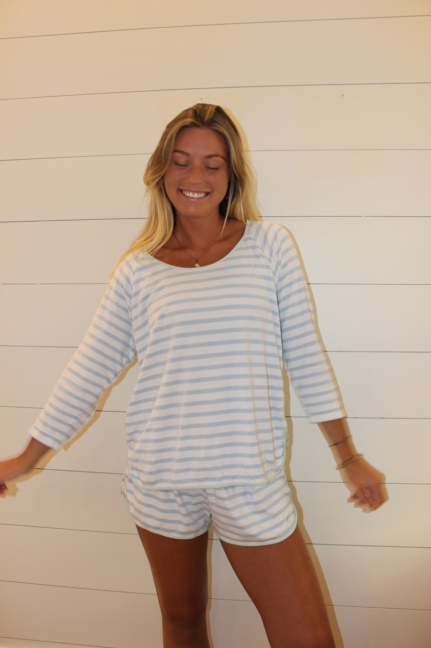 Lake |  Striped 3 Piece Pima Bundle, L
