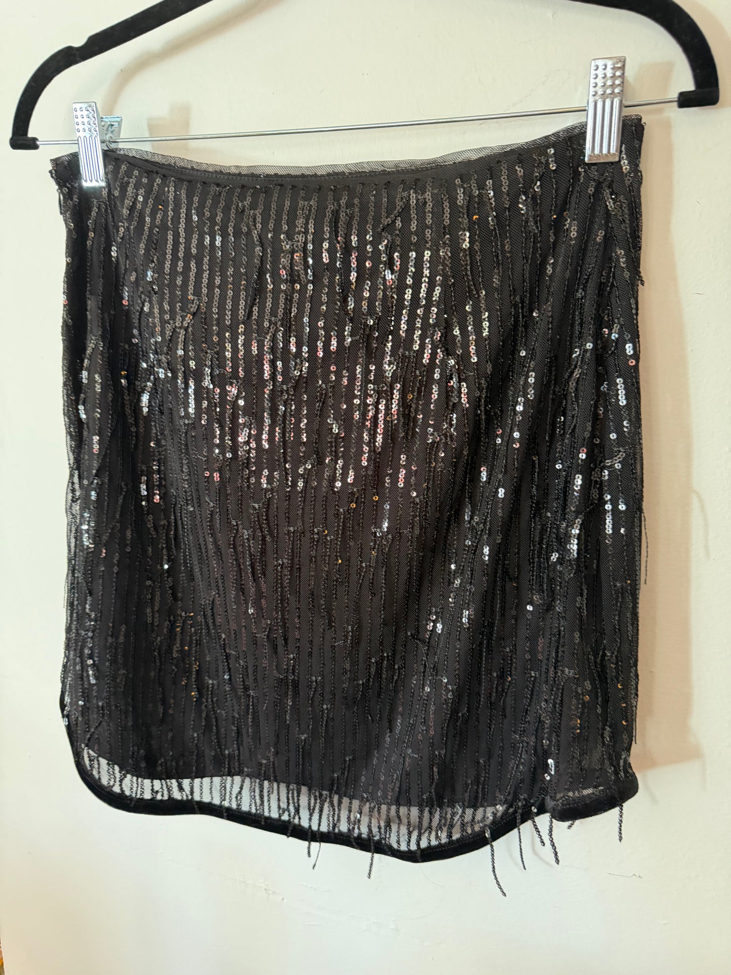 Avec Les Filles | Sequin Mini Skirt, S