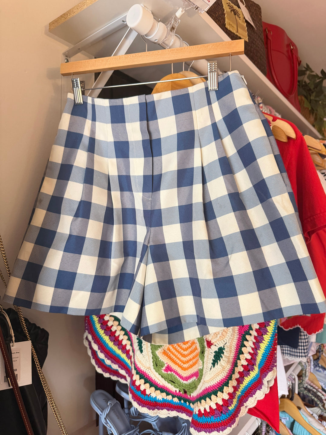 Hunter Bell | High Waisted Pleated Shorts, 2
