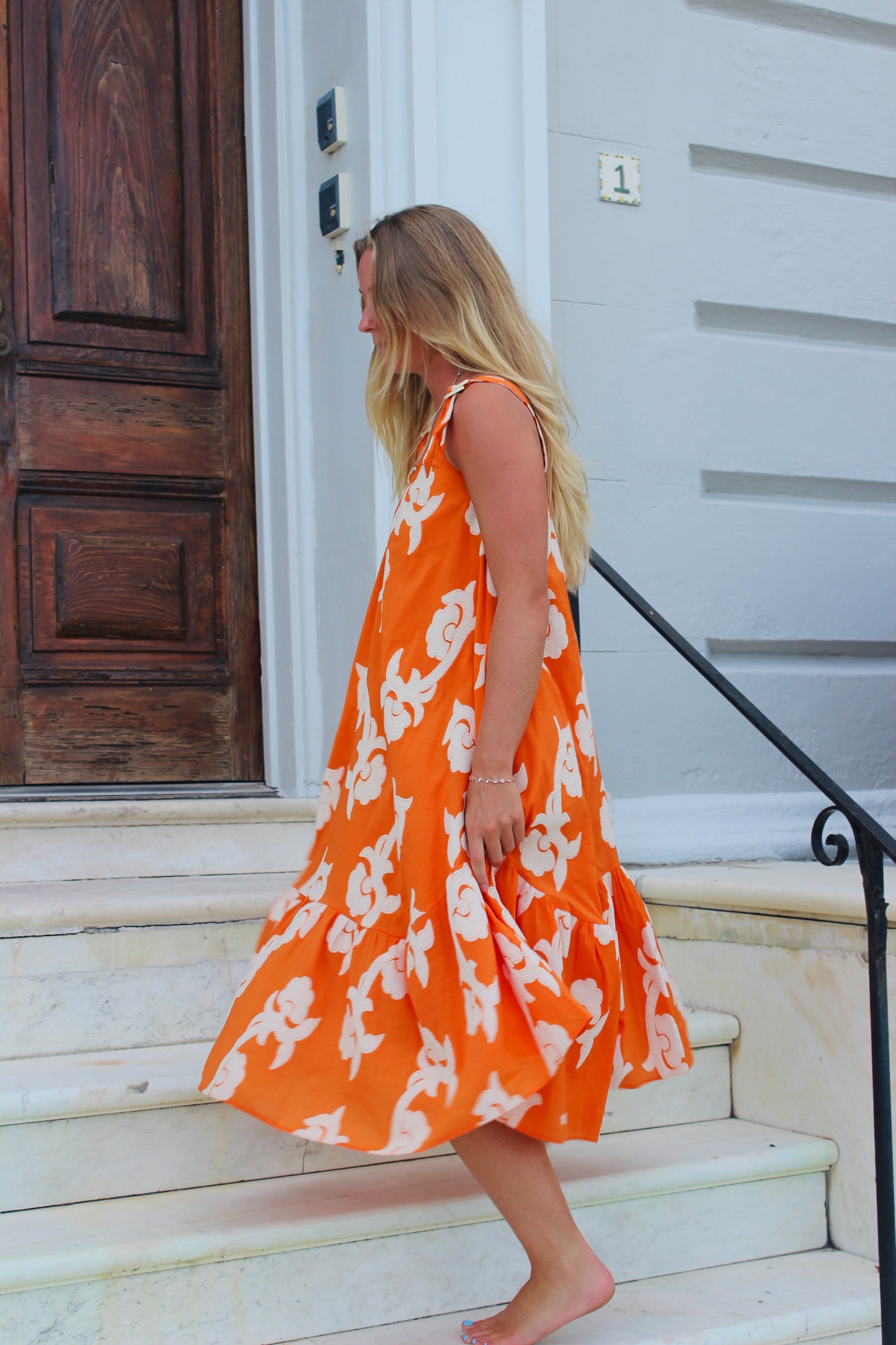 Exquise | Phoebe Flounce Dress, XS/P