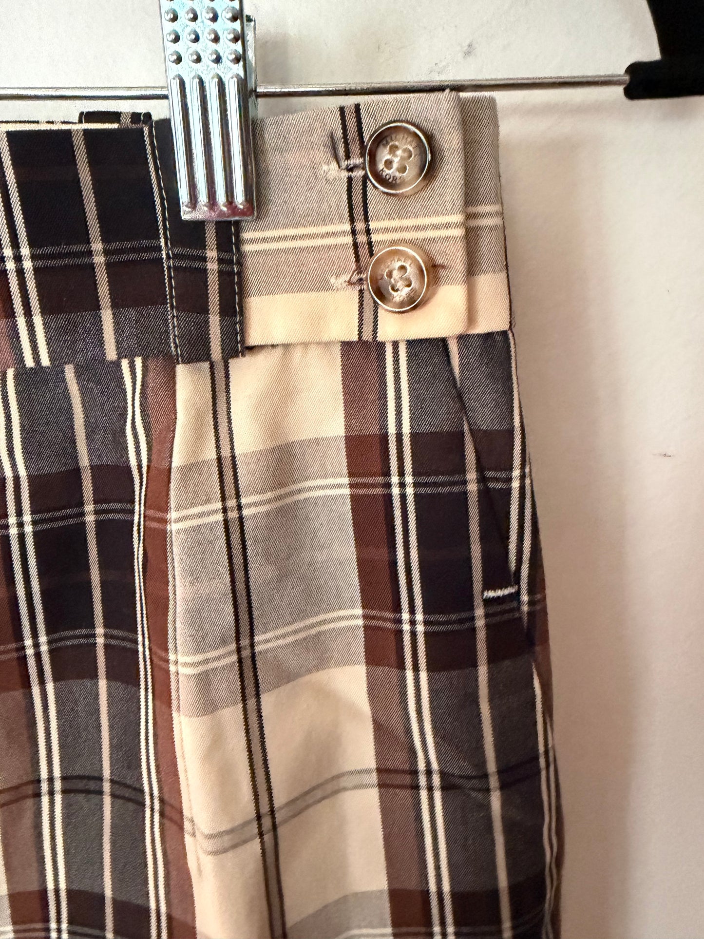 Micheal Kors | Plaid Cropped Trousers, 4