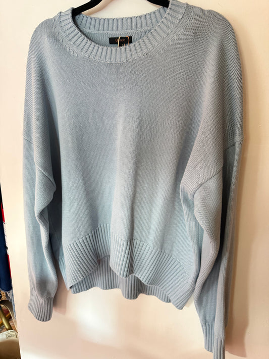 Quince | 100% Cotton Boyfriend Crew Sweater, M