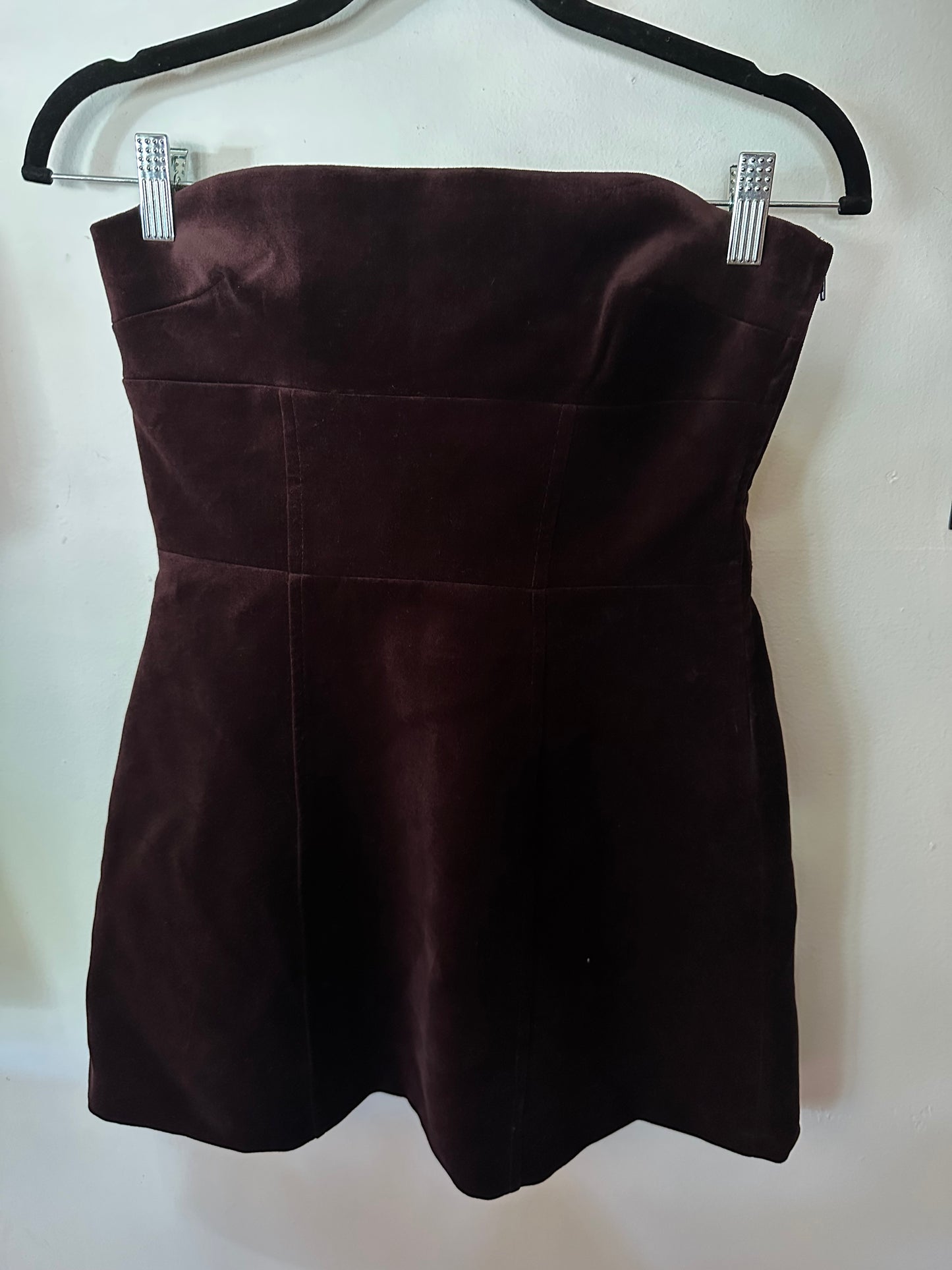Zara | Mini Velvet Dress