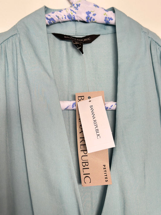 Banana Republic | Light Blue Wrap Top