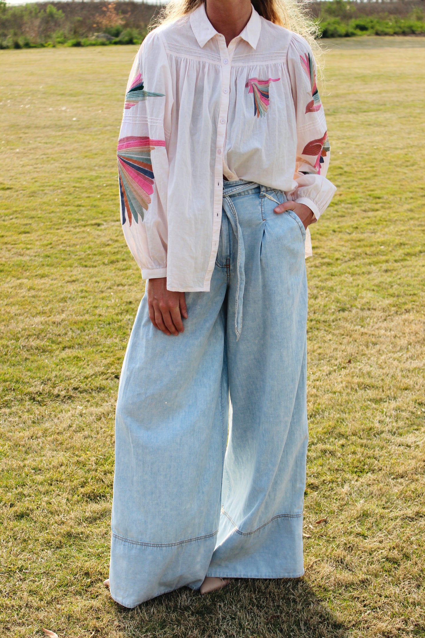 Zimmerman | Wide Leg Denim Pants, 0