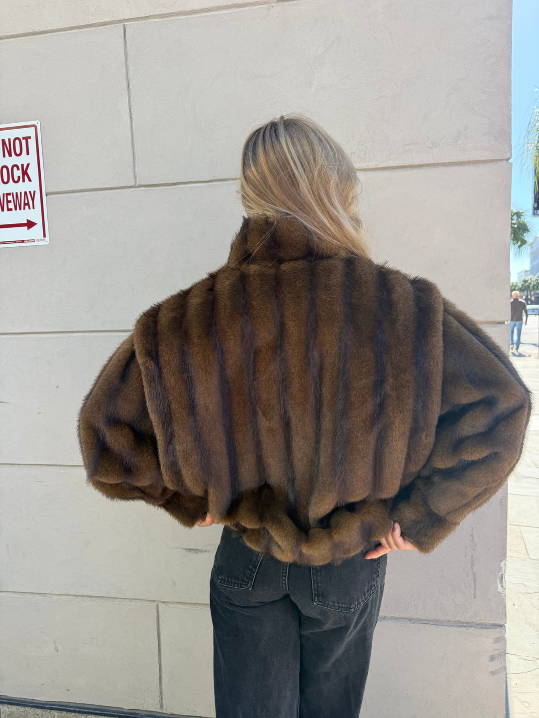Ducie | Katja Fur Jacket, XS (Oversized)