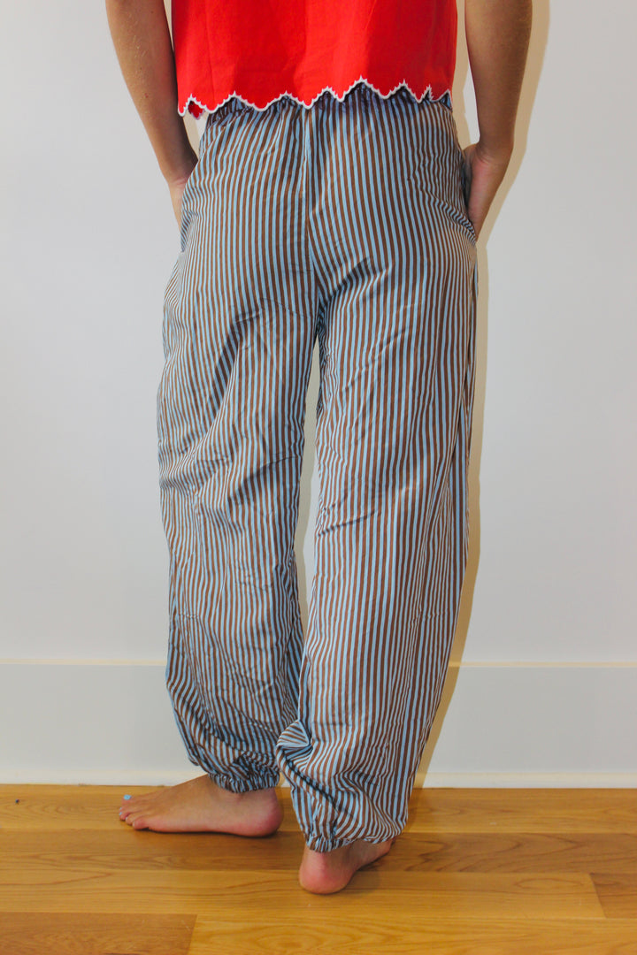 Zara | Striped Balloon Pants, XS