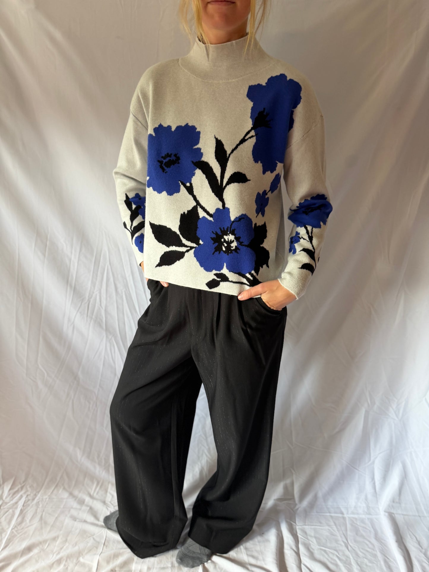 Anthropologie | Floral Sweater, S