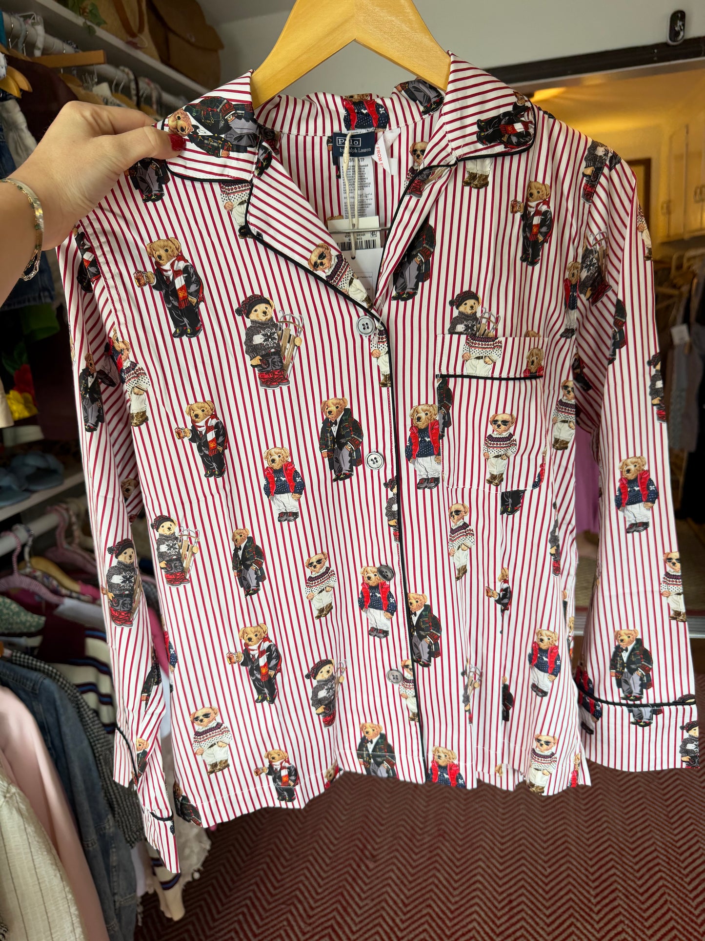 Polo Ralph Lauren | Madison Teddy Bear Pajama Set, XS