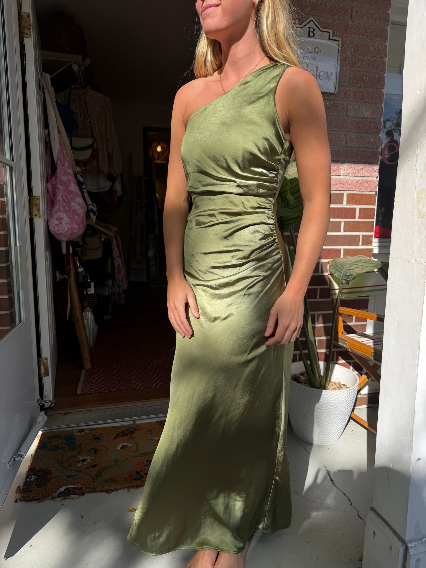 Six Stories | Maxi One Shoulder Gown, S/M