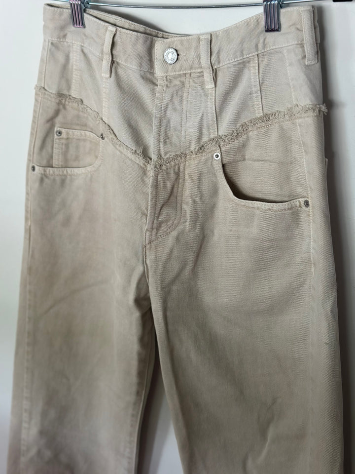 Isabel Marant | Noemie Two-Tone Denim Jeans