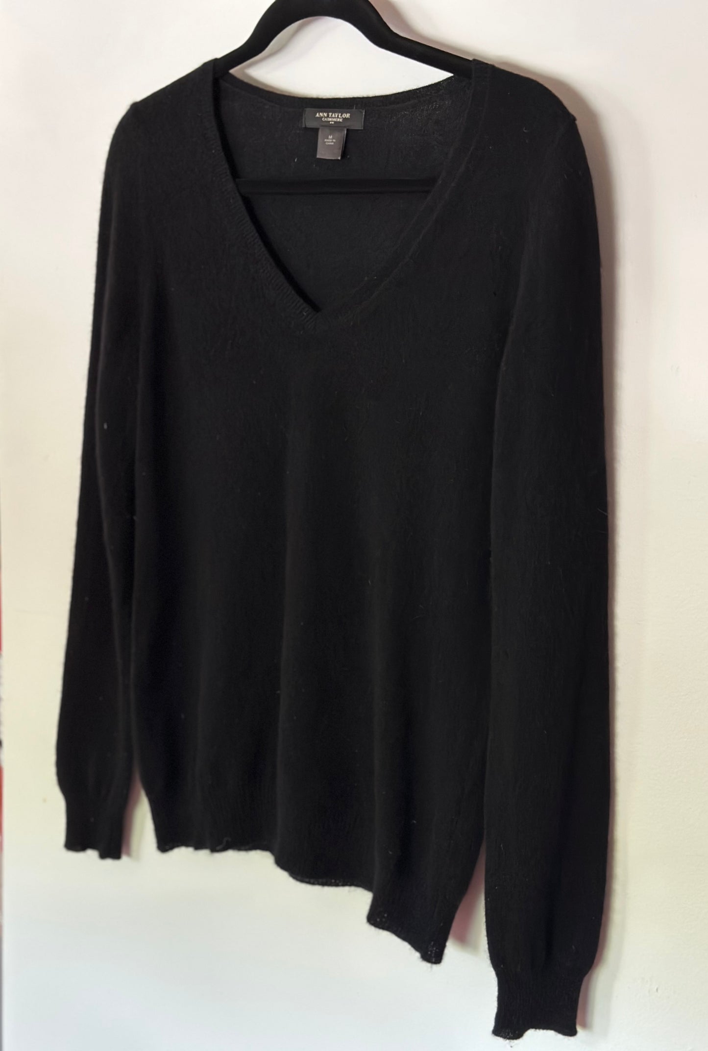 Ann Taylor | Cashmere V-Neck Sweater