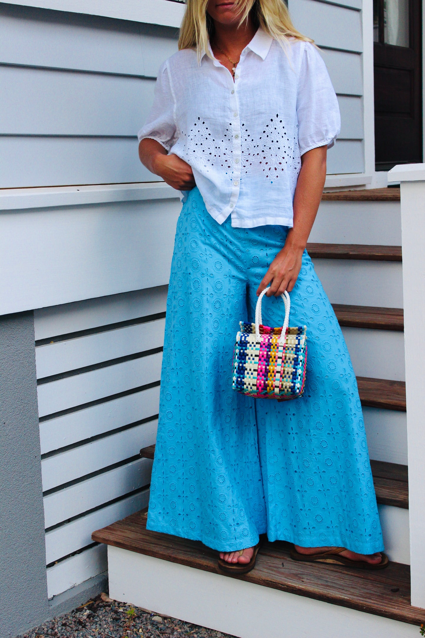Chakeris Charleston | Eyelet Pants, S