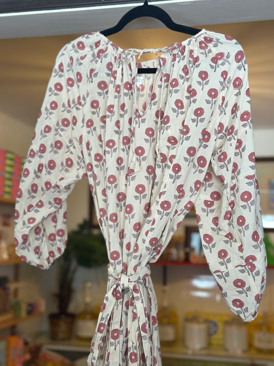 Livro | Floral Long Sleeve Dress
