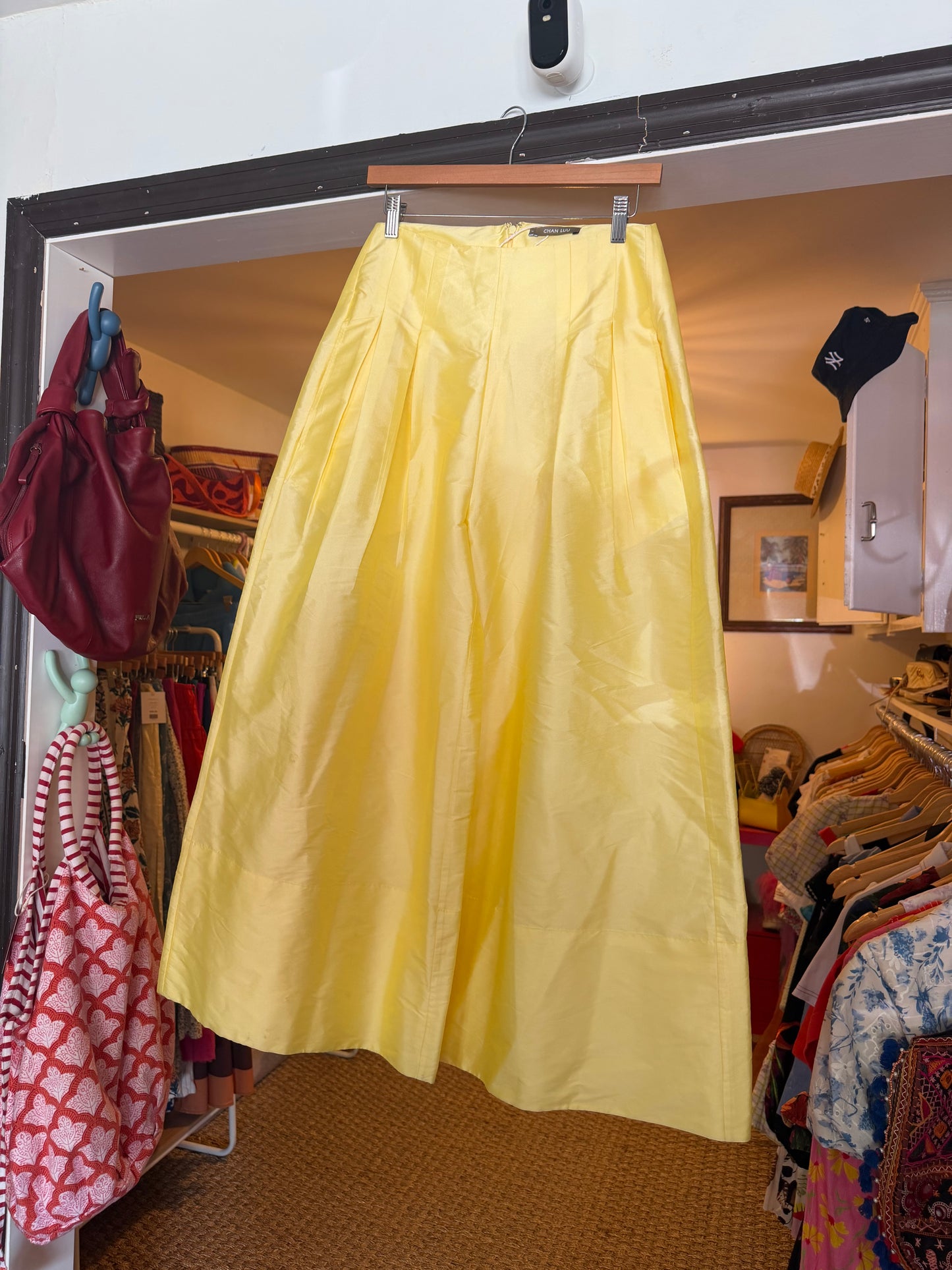 Chan Luu | Exclusive La Isla Taffeta Wide-Leg Pants, 1 (US S)