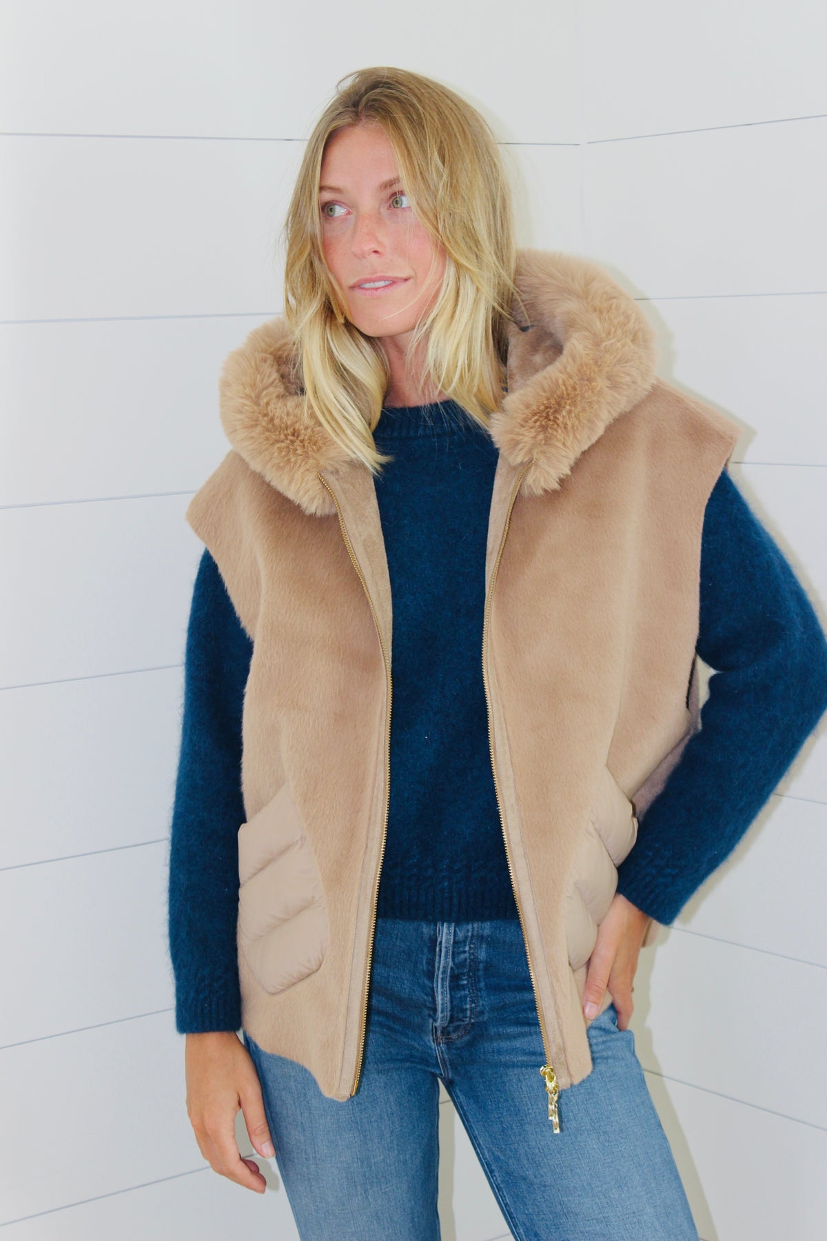 J. Mclaughlin | Nomi Faux Fur Vest, XS