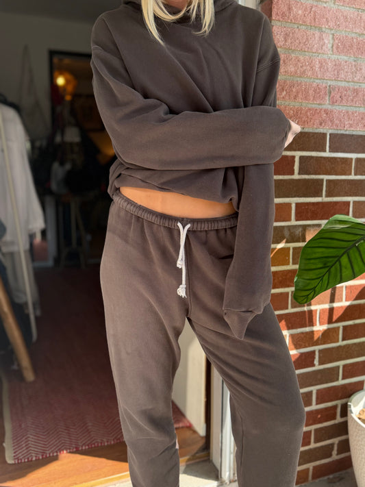 Perfectwhitetee | Dark Brown Lounge Set, M