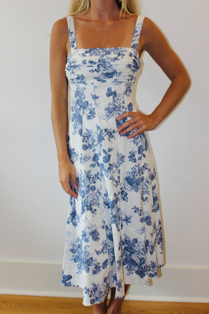 Abercrombie &amp; Fitch | Floral Midi Dress, XXS