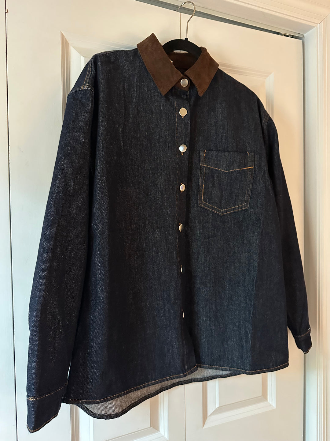 Aix-en-Provence | Denim + Corduroy Collar Jacket