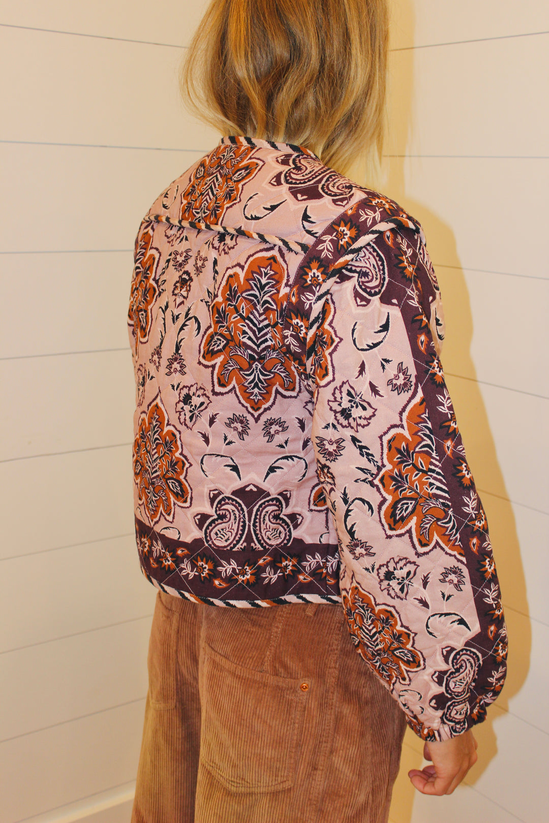Farm Rio  | Glam Tapestry Quilted Jacket, XS