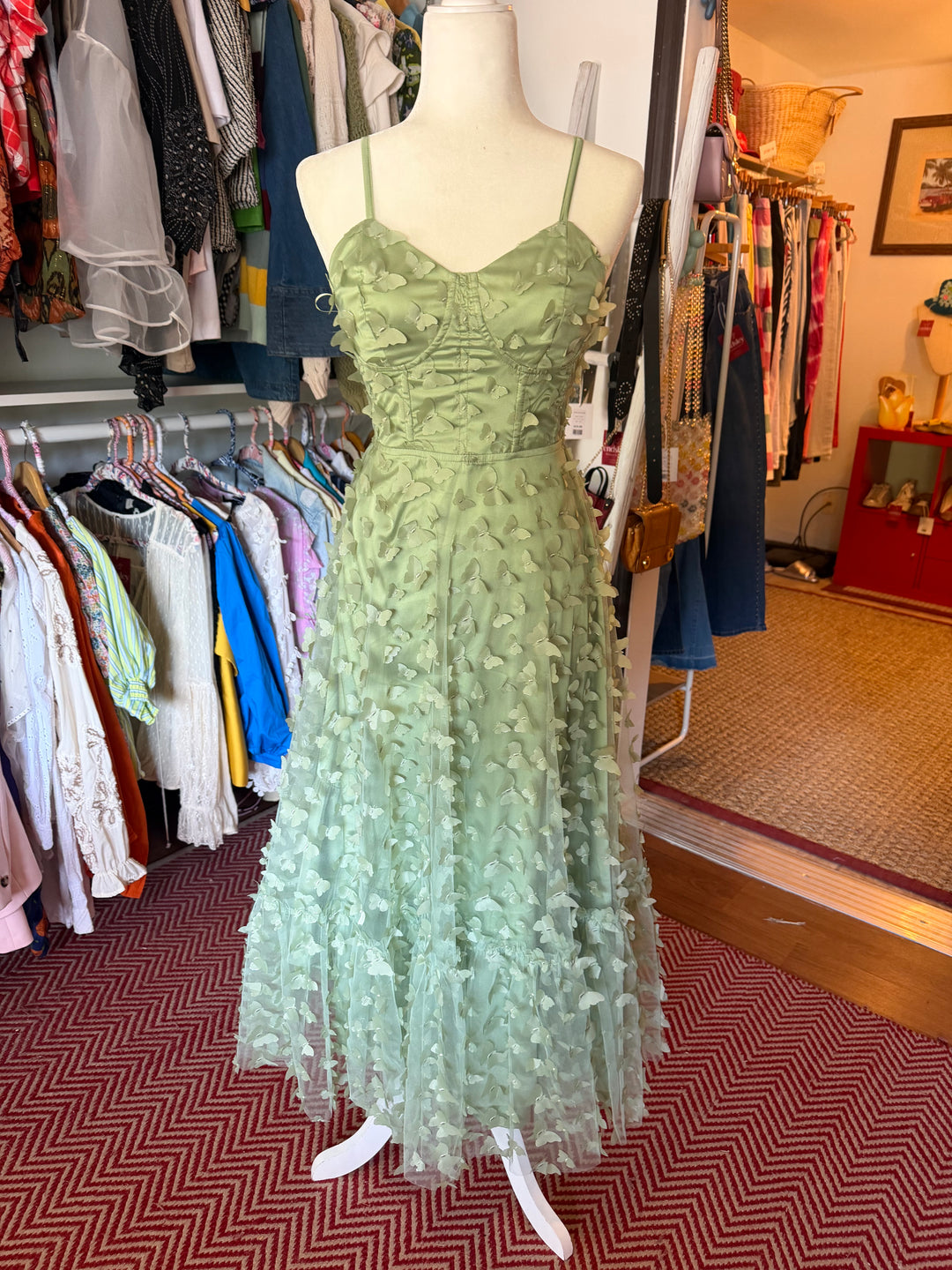Mable | Butterfly Garde Dress, S