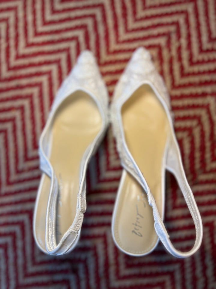 Betsy Johnson | Nikki Embellished Slingback Pumps, 9