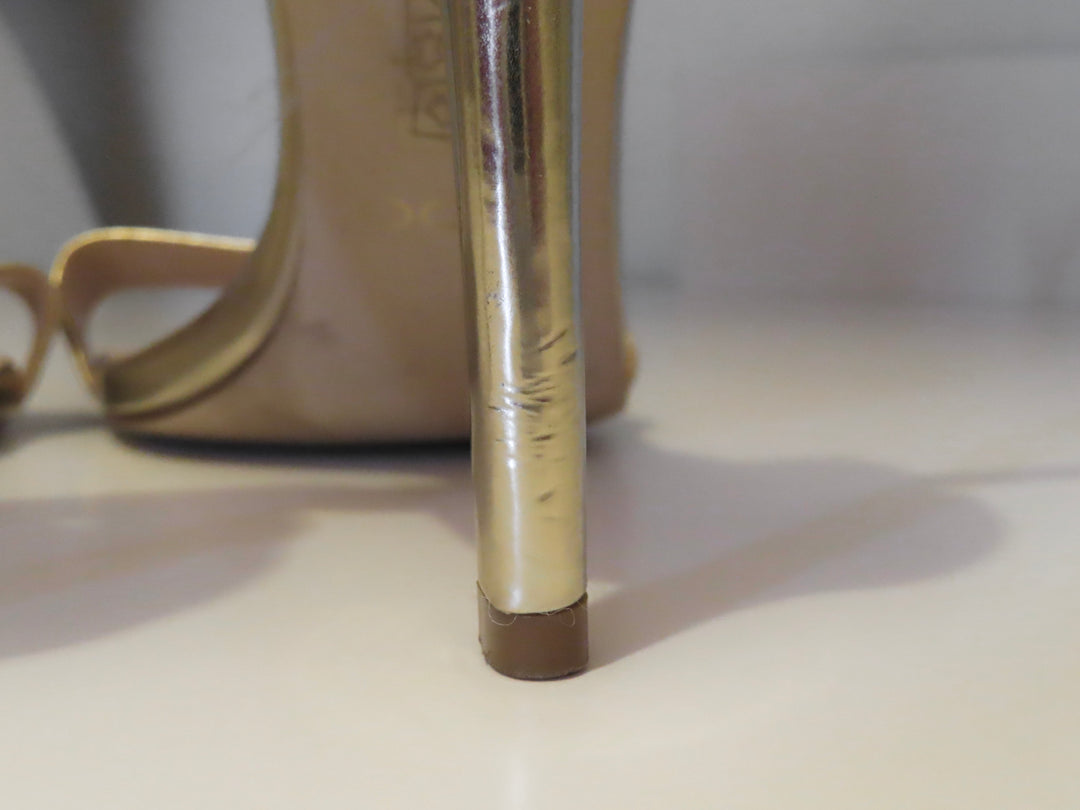 ALDO | Gold Heel