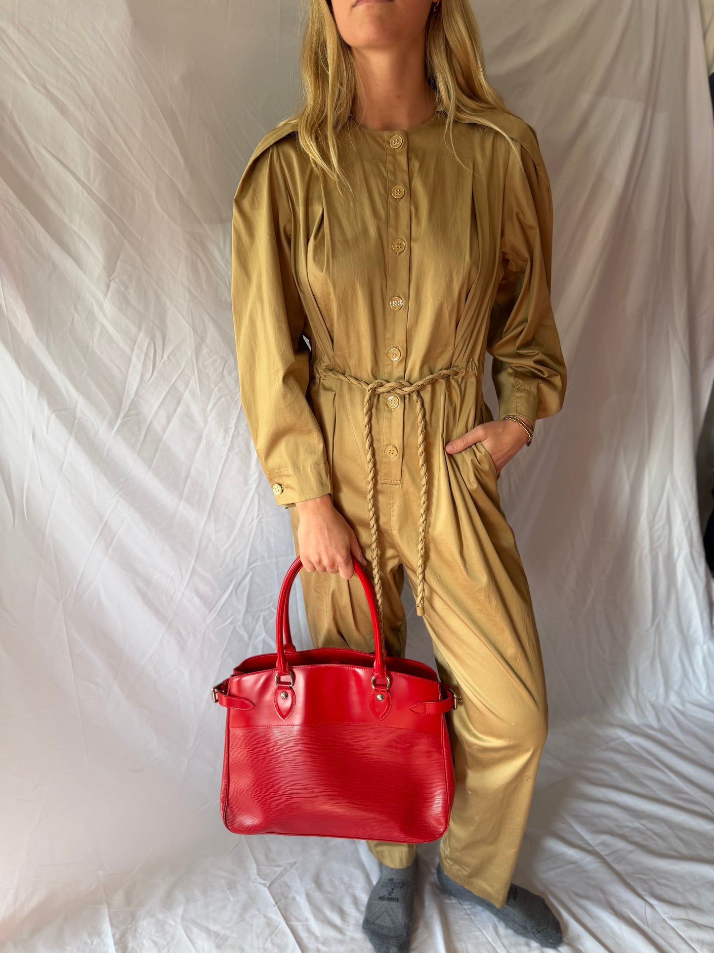 Farm Rio | Raglan Sleeve Jumpsuit, S