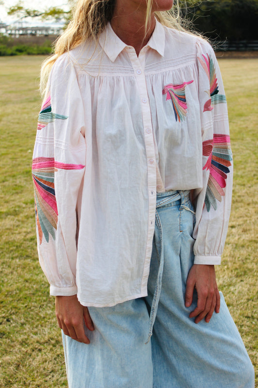 Tallulah & Hope | Button Up Blouse Long Sleeve, 4