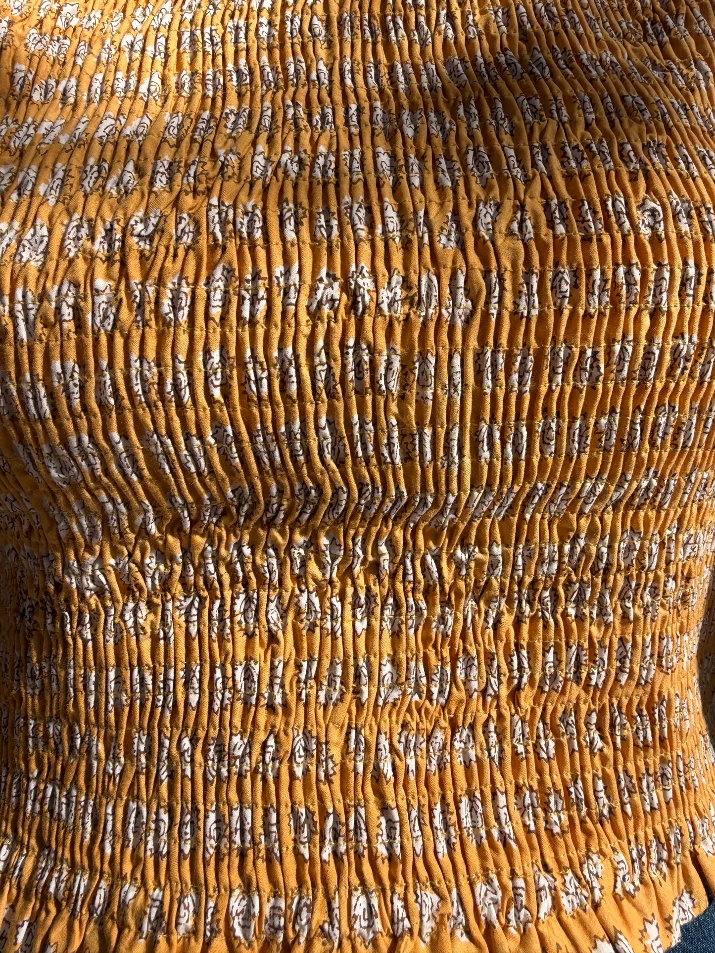 Marea | Floral Rouched Tank Top, S