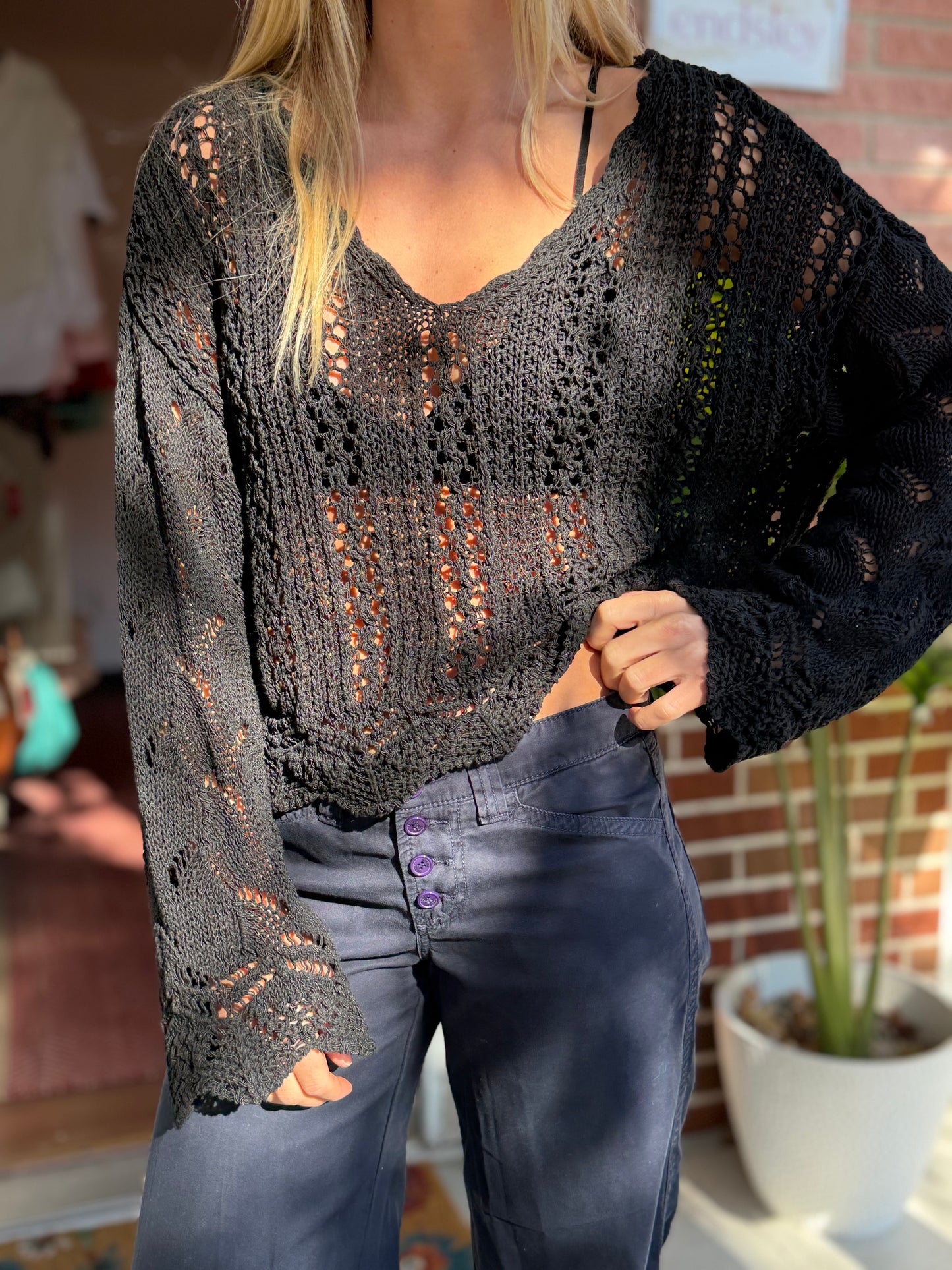 Zara | Crochet Sweater