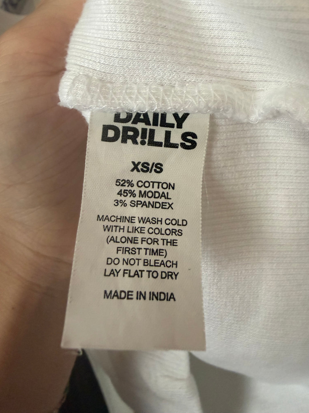 Daily Drills  | Logo Ribbed Tank, XS/S