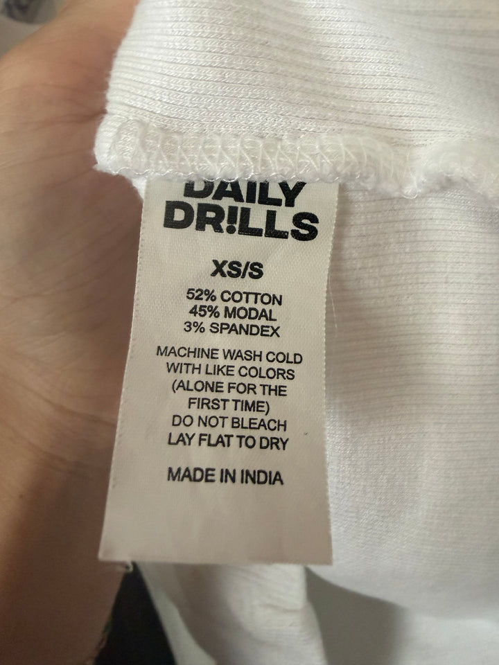 Daily Drills  | Logo Ribbed Tank, XS/S
