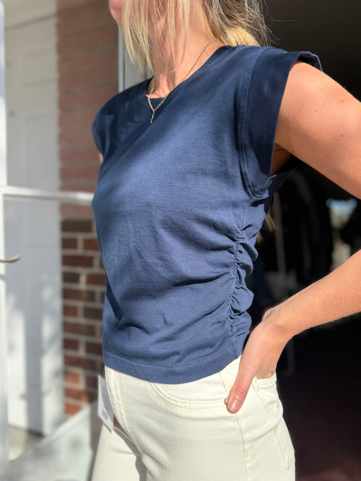 Madewell | Side Cinch Muscle Tee, S