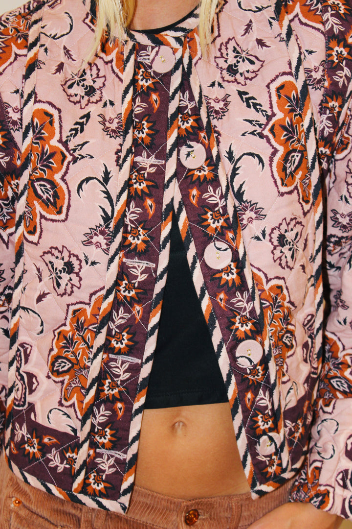 Farm Rio  | Glam Tapestry Quilted Jacket, XS