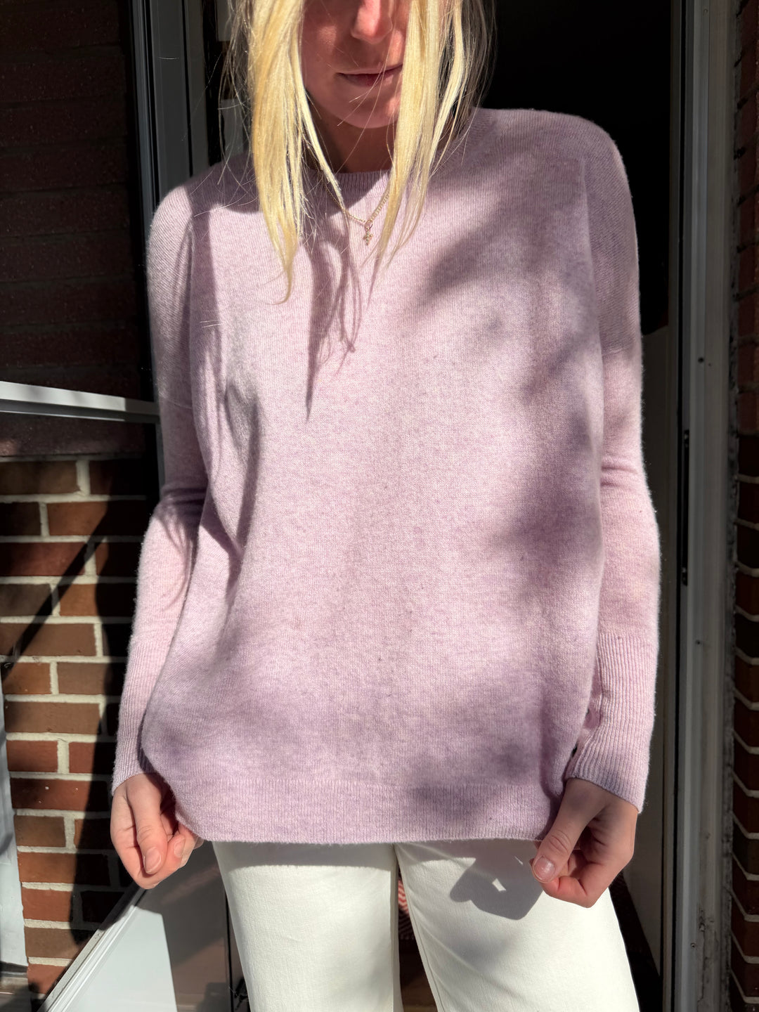 J Crew | Lavendar 100% Cashmere Sweater, XXS