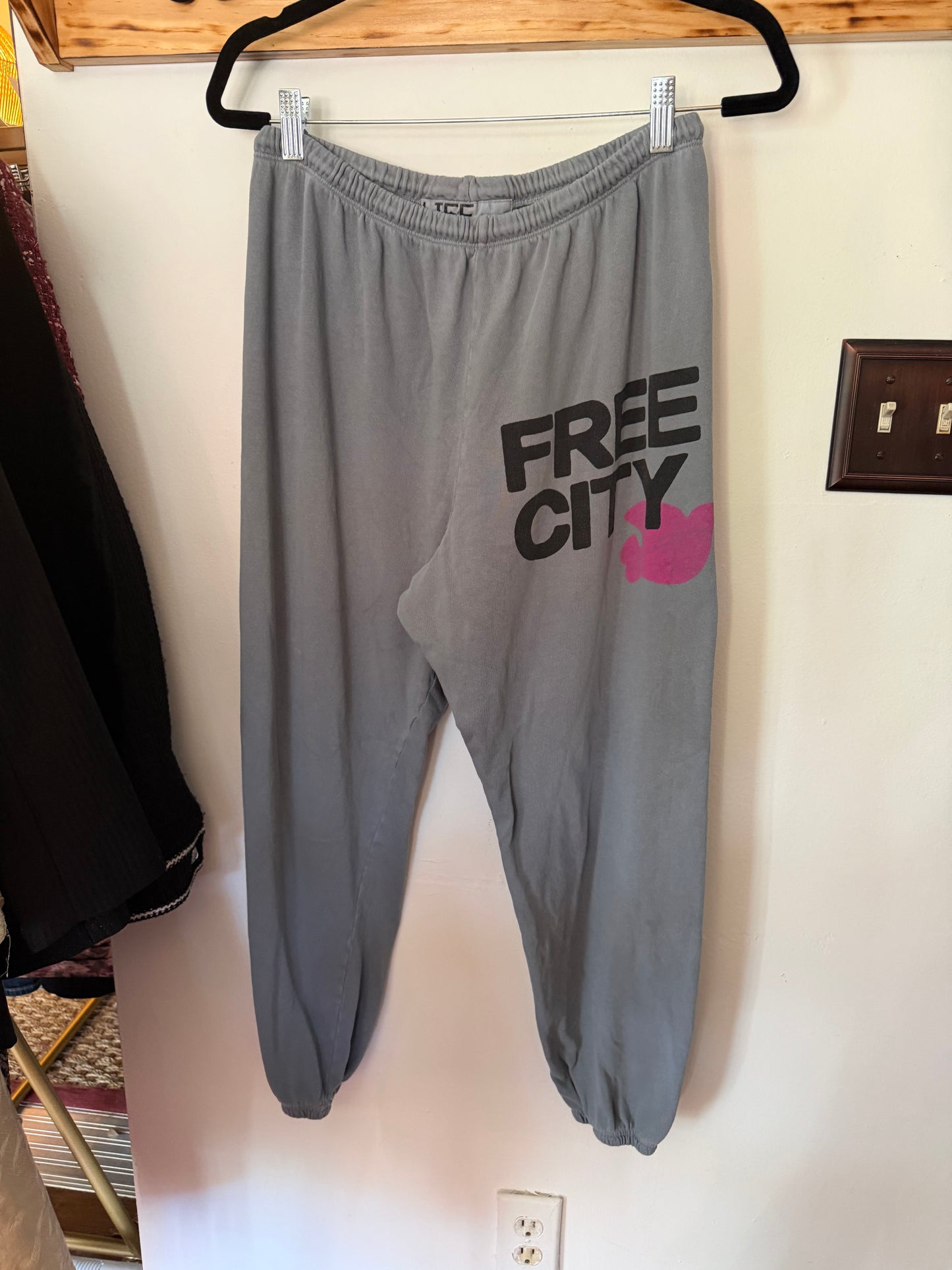 FREECITY | Gray Art  Sweatpant, L