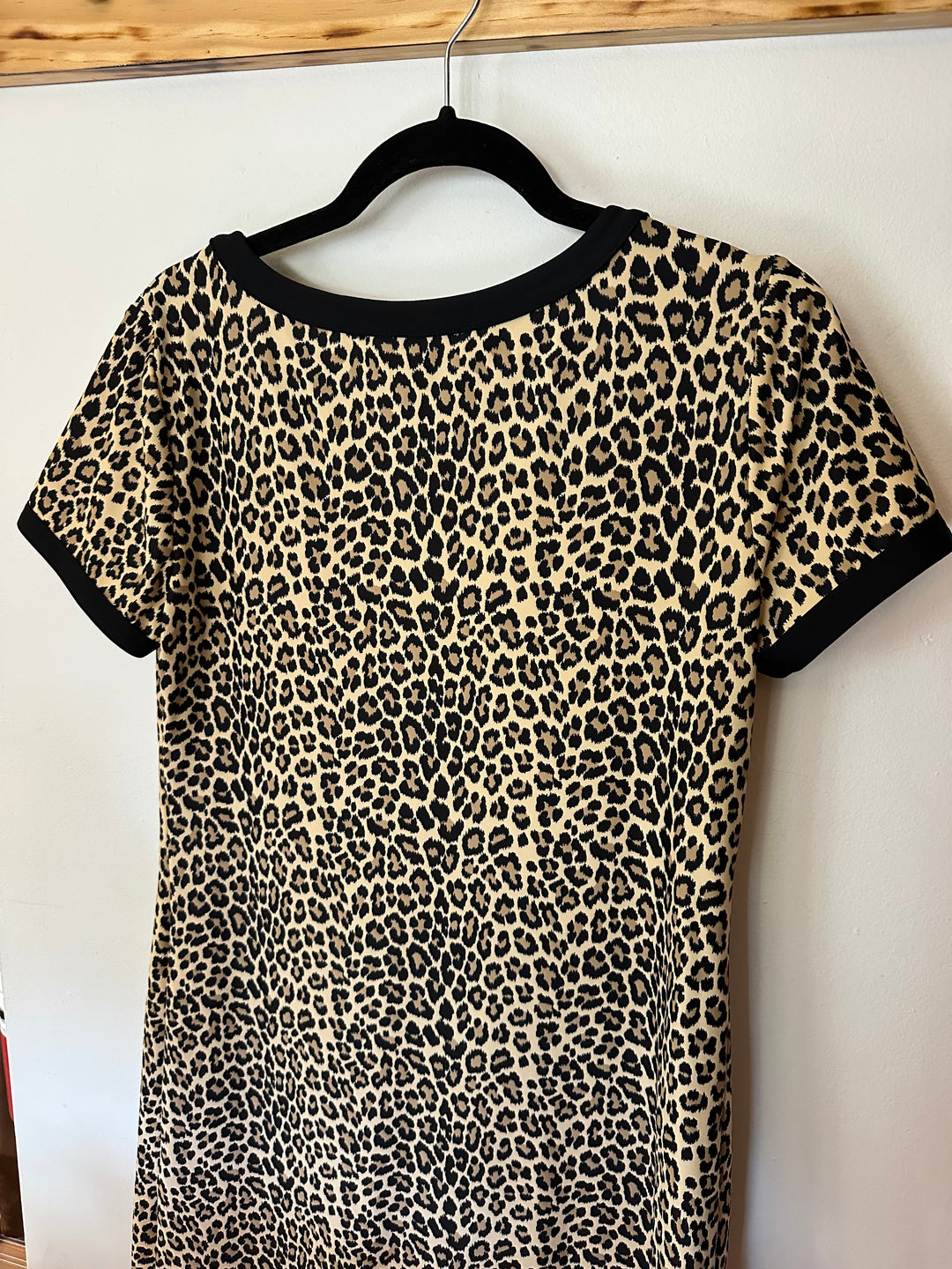 Jude Connally |  Cheetah Print T-Shirt Dress, S