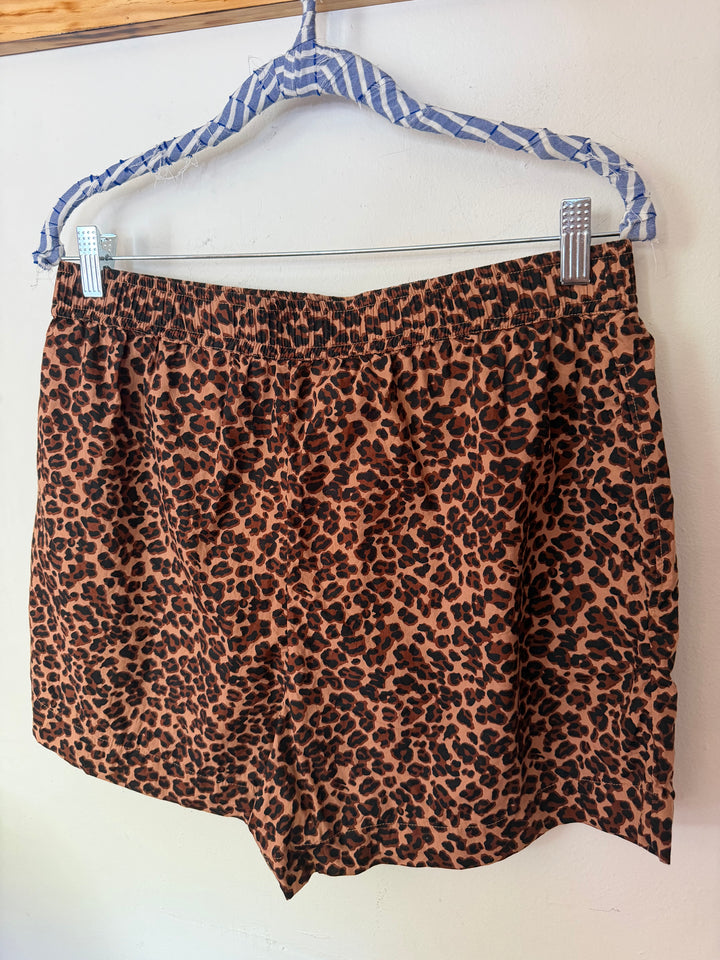 Anthropologie | Cheetah Boxer Shorts, M