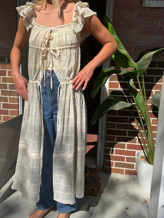 Free People | Lace Sheer Overlay, XS