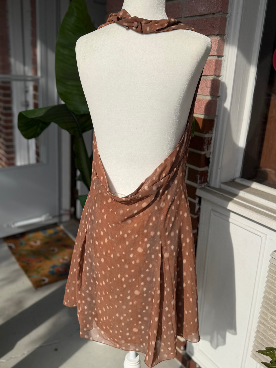 Frankies Bikinis | Bloom Chiffon Mini Dress, XL