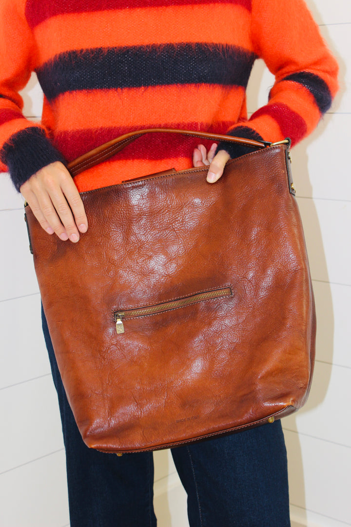 Pratesi  | Italian Leather Hobo Tote