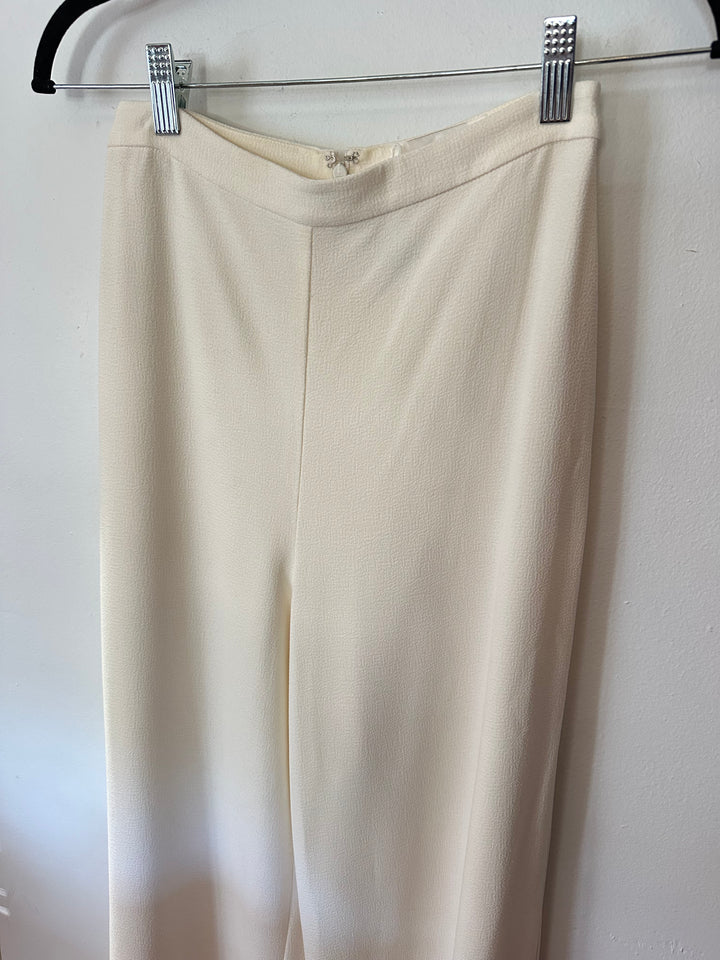 Zimmerman | Winter White Straight Leg Pants, 0