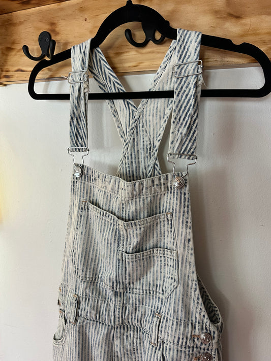 Free People | Striped Overalls