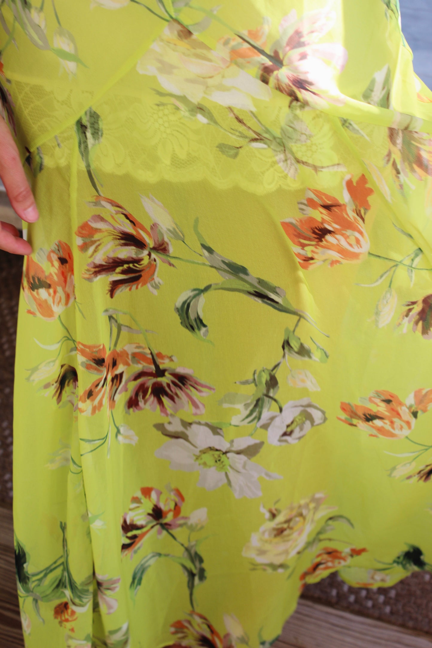 Asos | Floral Sheer Dress, S